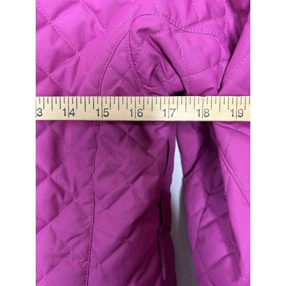 Columbia Women’s Quilted Core Full Zip Pink Purple Jacket Coat Size Medium - Picture 6 of 7